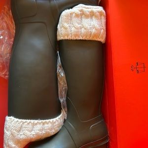Hunter tall rain boots